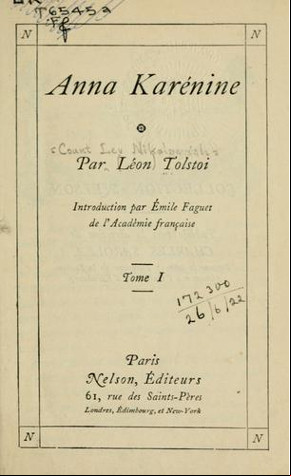 Anna Karénine. Leo Nikoleyevich Tolstoy